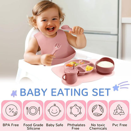 Set de Vajilla de Silicona para Bebé