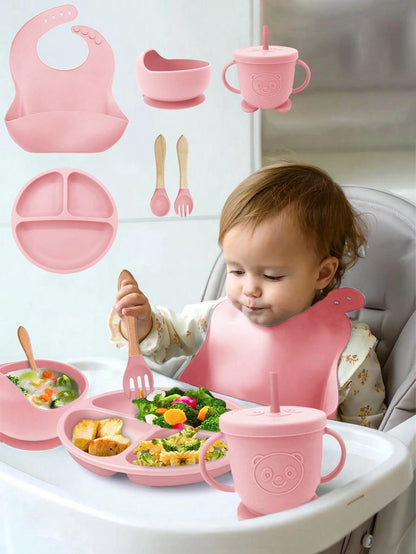 Set de Vajilla de Silicona para Bebé