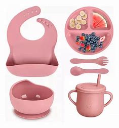 Set de Vajilla de Silicona para Bebé