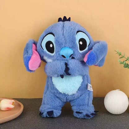Peluche que respira Stitch con canción de cuna relajante